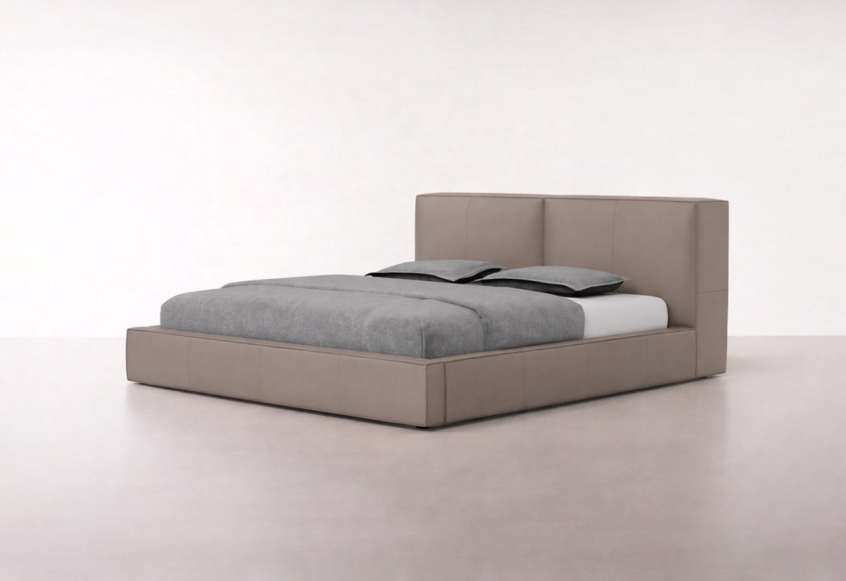 EZZTILUZ CAMA KING SIZE - Terciopelo / Beige