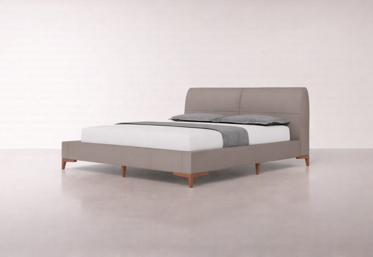 TAZZO CAMA KING SIZE - Terciopelo / Beige