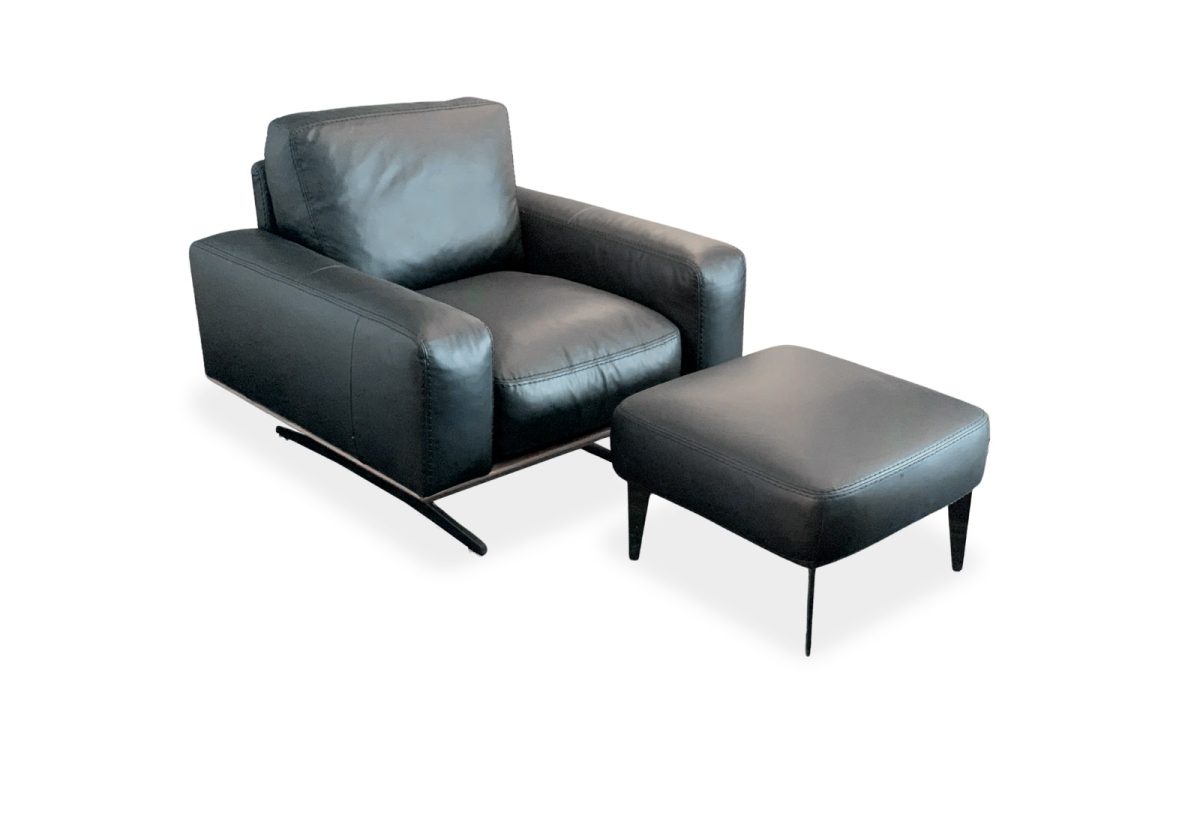 ZULU SILLÓN CON TABURETE