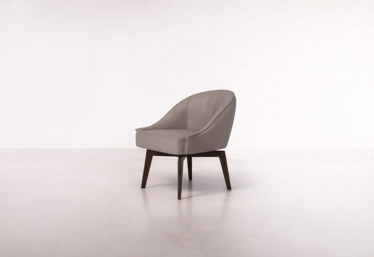 CAZZY SILLA FIJA - Terciopelo / Beige