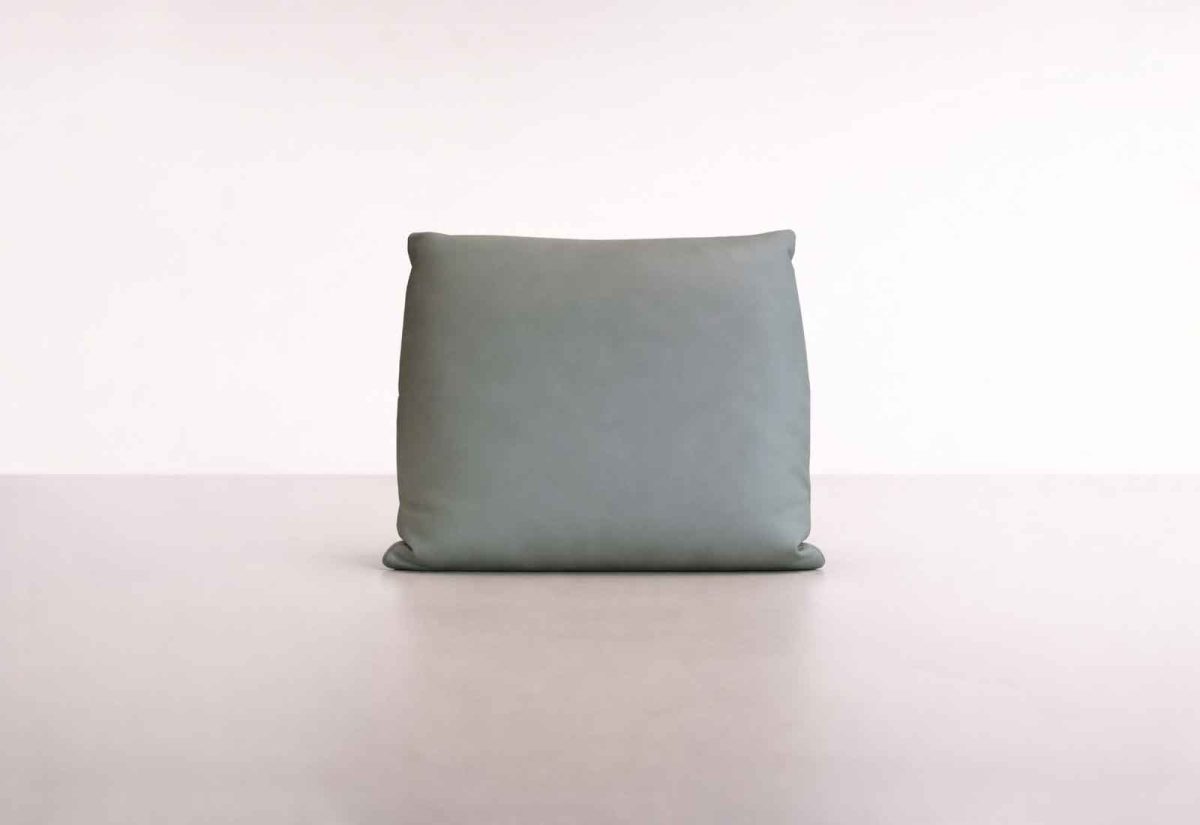 MIKELE COJIN GRANDE CURVO - Terciopelo / Beige